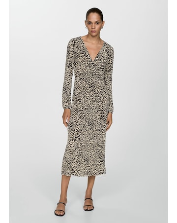 Mango Colombia V-Neck Dress