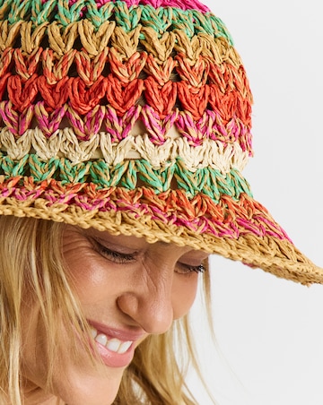 Multi Crochet Bucket Hat