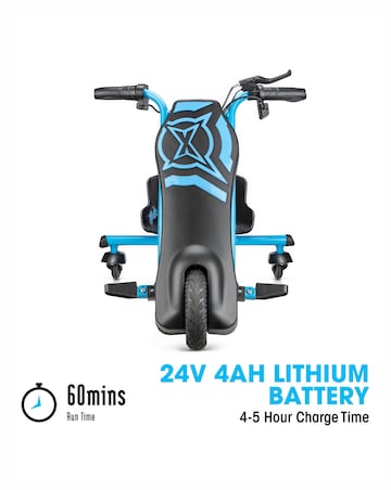 Xootz Cyclone Drift Trike 24V Lithium - Blue