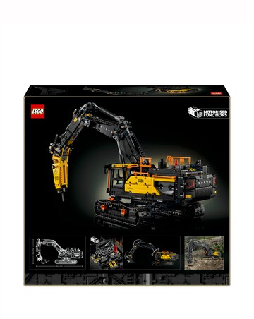 LEGO Technic Volvo EC500 Hybrid Excavator, Motorised Construction Vehicle 42215