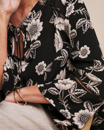 Julipa Tie Neck Blouse