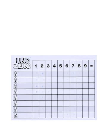 UNO Zero Card Game