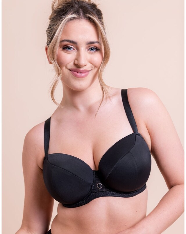 Curvy Kate Daze Padded T Shirt Balcony Bra Black