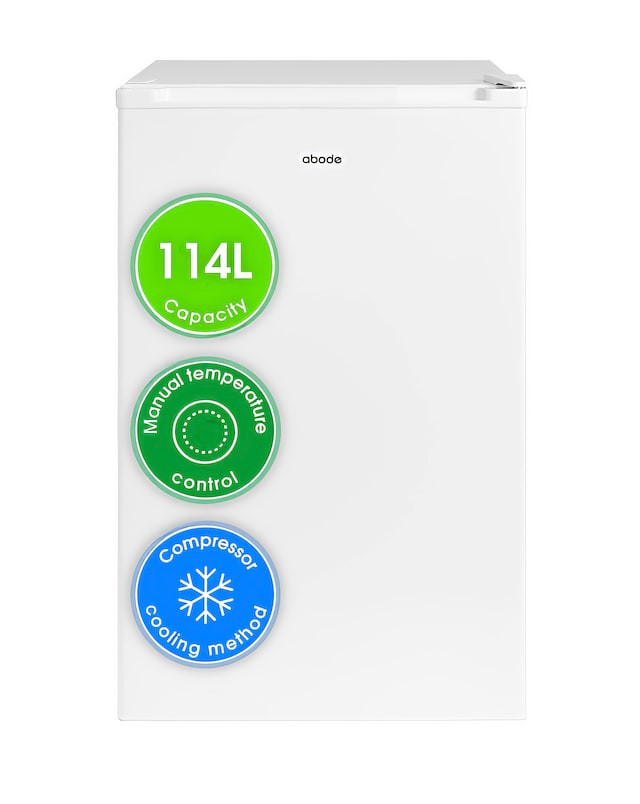 Abode 50cm Undercounter Larder Fridge - White