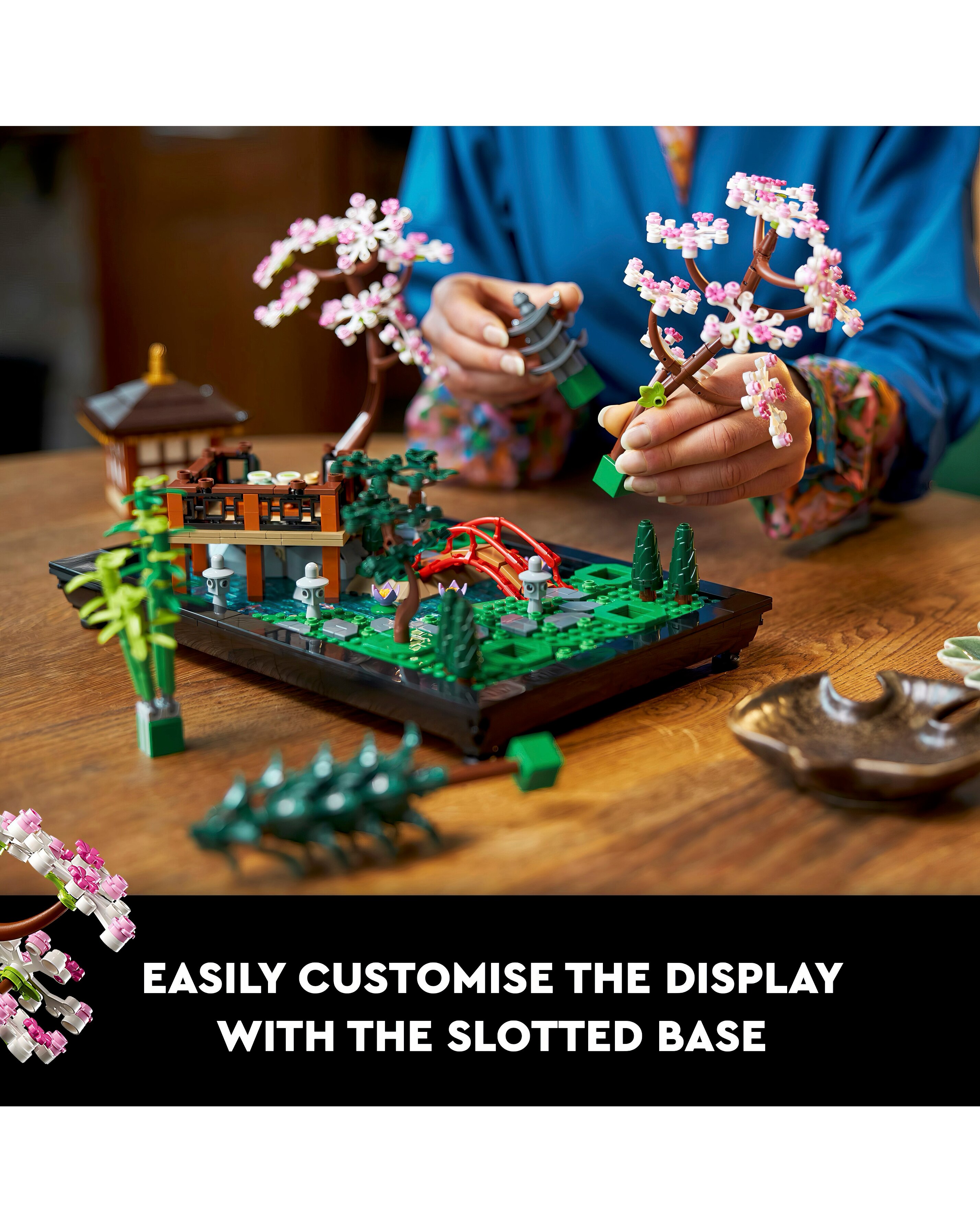 LEGO Icons Tranquil Garden Botanical Set with Flowers 10315 | JD