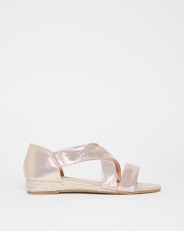 Sonya Multi Strap Espadrille - Extra Wide Fit (EEE)