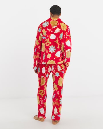 Pretty Secrets Christmas Fleece Matching Family Pyjamas Mens