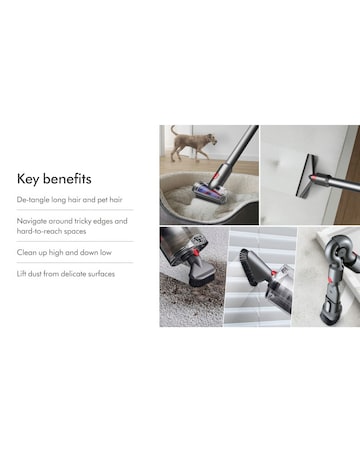 Dyson V11 Advanced Cordless Vacuum Cleaner, Nickel/Purple