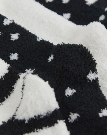 Pretty Secrets (5 Pair Pack) Fluffy Socks Spot/Stripe