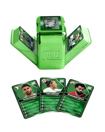 World Football Stars Green Top Trumps Quiz Card Game