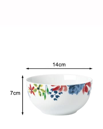 Waterside Watercolour Floral 16 Piece Dinner Set