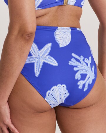 Magisculpt Shell Print Bead Detail Bikini Brief