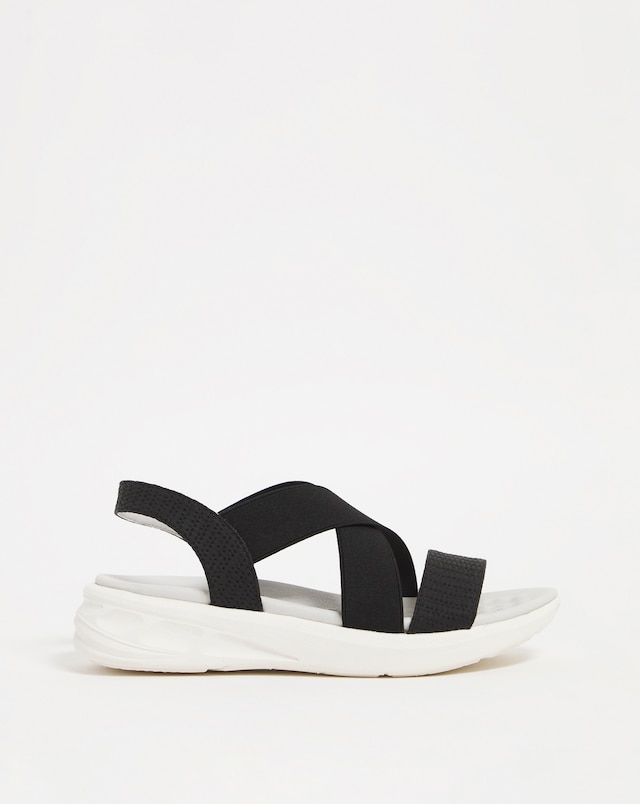 Cushion Walk Elasticated Sandal EEE Fit