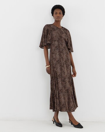 Joanna Hope Animal Print Tea Dress