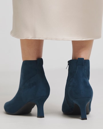 Candy Kitten Heel Shoe Boot - Wide Fit (E)