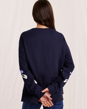 Julipa Floral Crew Neck Sweatshirt