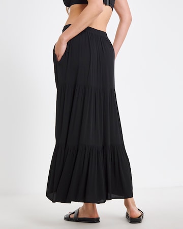 Beach To Beach Tiered Beach Skirt