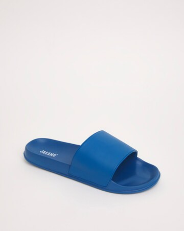 Blue Basic Sliders Wide Fit