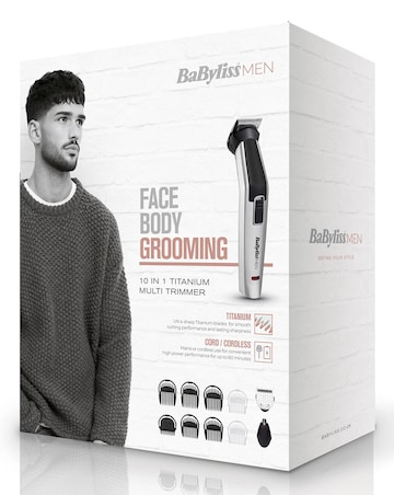 BaByliss 7255U 10-in-1 Titanium Multi Trimmer Kit