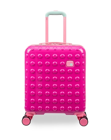 IT Luggage Bobble Bloc Kids 2pc Suitcase Set - Raspberry Rose