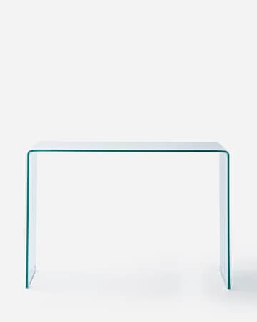 Weybourne Glass Console Table