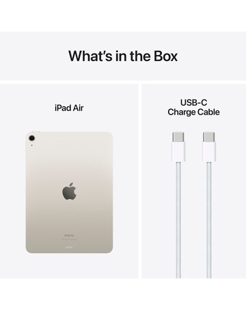 Apple iPad Air (M2, 2024) 11inch Wi-Fi 256GB - Starlight