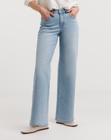 Light Blue Wide Leg Jeans