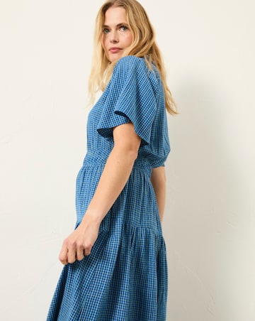 FatFace Rowen Check Midi Dress