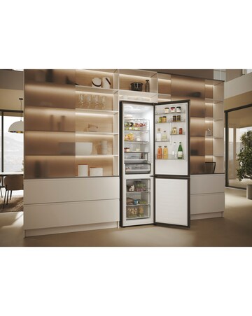 Haier Series 5 HDPW5620CNPD Wifi Connected 205cm 70/30 Fridge Freezer - Inox