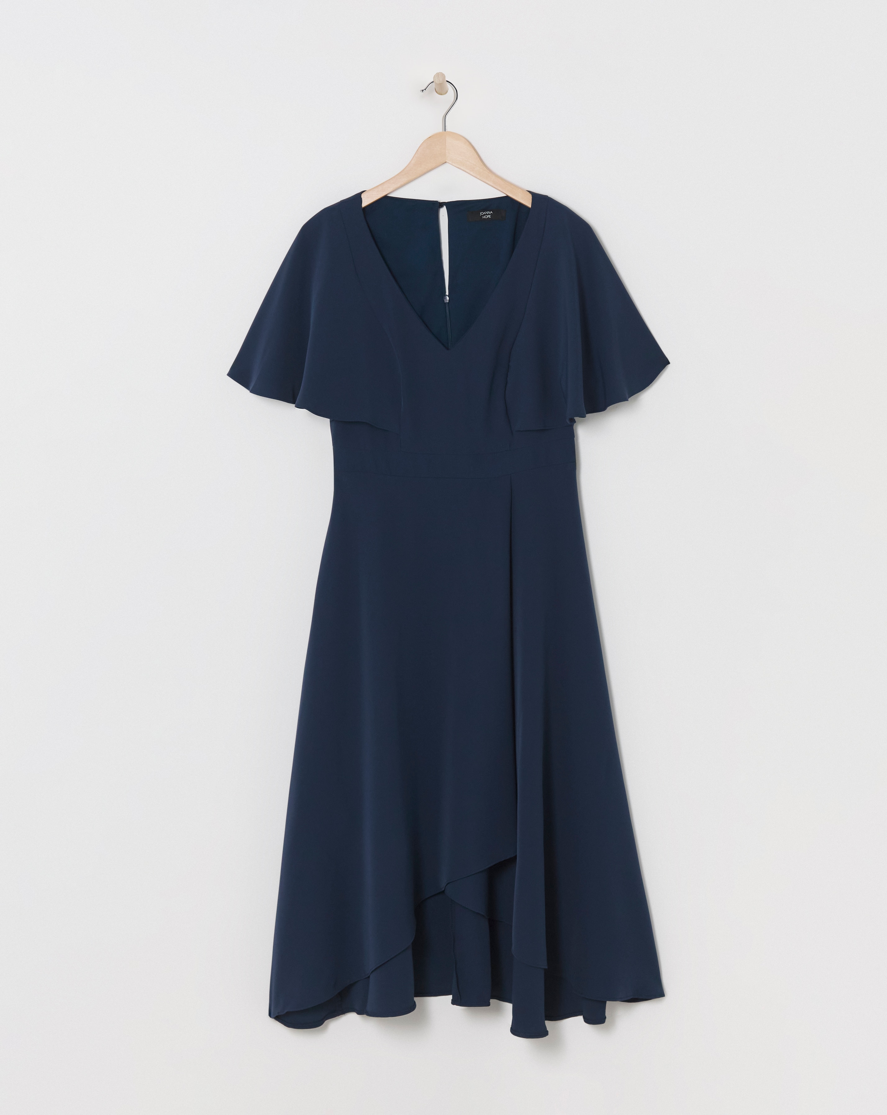 Joanna Hope Navy Angel Sleeve Dress | JD Williams