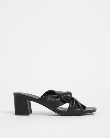 Joanna Hope Block Heel Twist Mule - Extra Wide Fit (EEE)