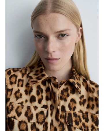 Mango Leopard Miriam Dress