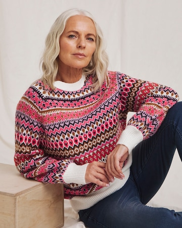 Julipa Pink Fairisle Jumper