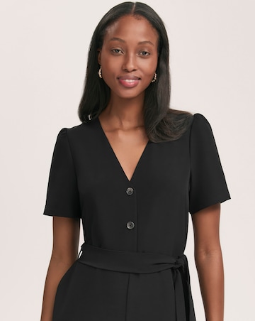 Finery London Tie Waist Culotte Jumpsuit