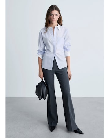 Mango Cotton Blend Hamburg Shirt