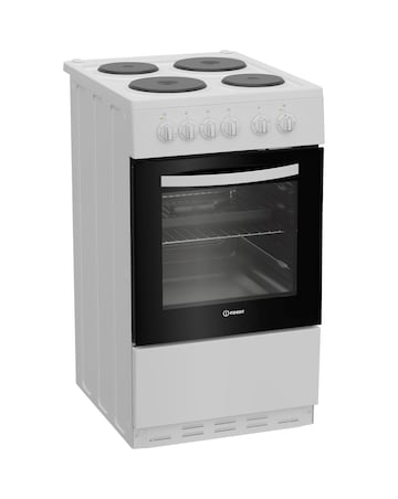 Indesit I5E3KMW 50cm Electric Single Cooker - White + Installation