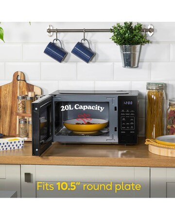 Russell Hobbs RHMT2005B 20L Black Touch Control Digital Microwave