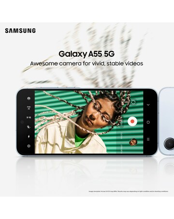 Samsung Galaxy A55 5G 128GB - Awesome Iceblue