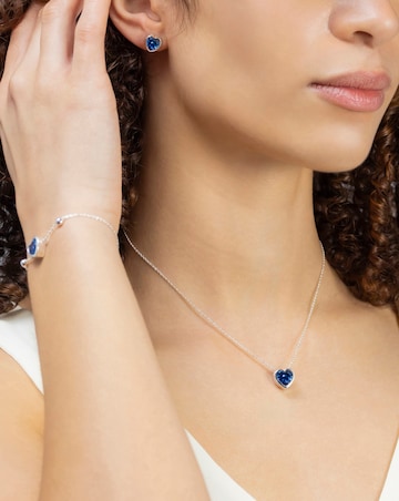Radley Blue Heart Stone Necklace
