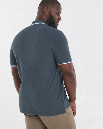 Jack & Jones Premium Paulos Tipped Polo - Blue