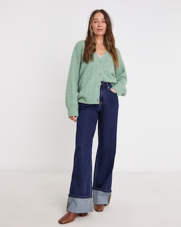 Sage All Over Stitch Cardigan