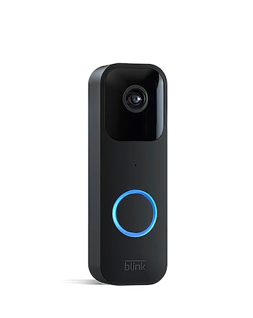 Blink Video Doorbell with Sync Module 2 - Black