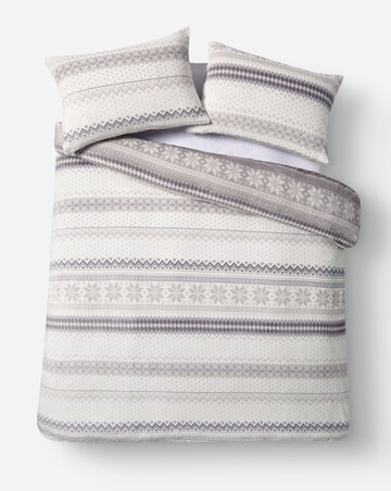 Fairisle Fleece Duvet Set