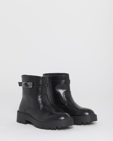 Megara Chunky Ankle Boot - Wide Fit (E)