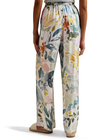 Ted Baker Printed Wide Leg Trouser
