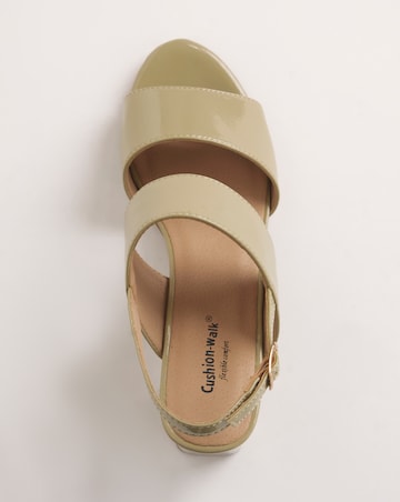 Cushion Walk Block Heeled Sandals EEE Fit