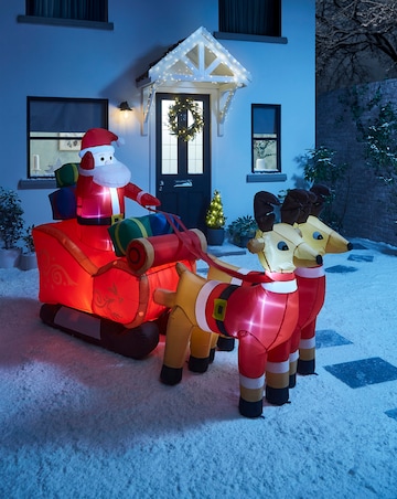 Inflatable Santas Sleigh - 2.4m