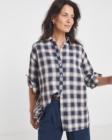 Oversized Check Shirt