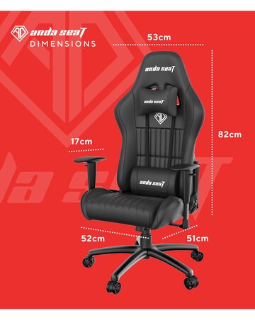 andaseaT Jungle Black Gaming Chair