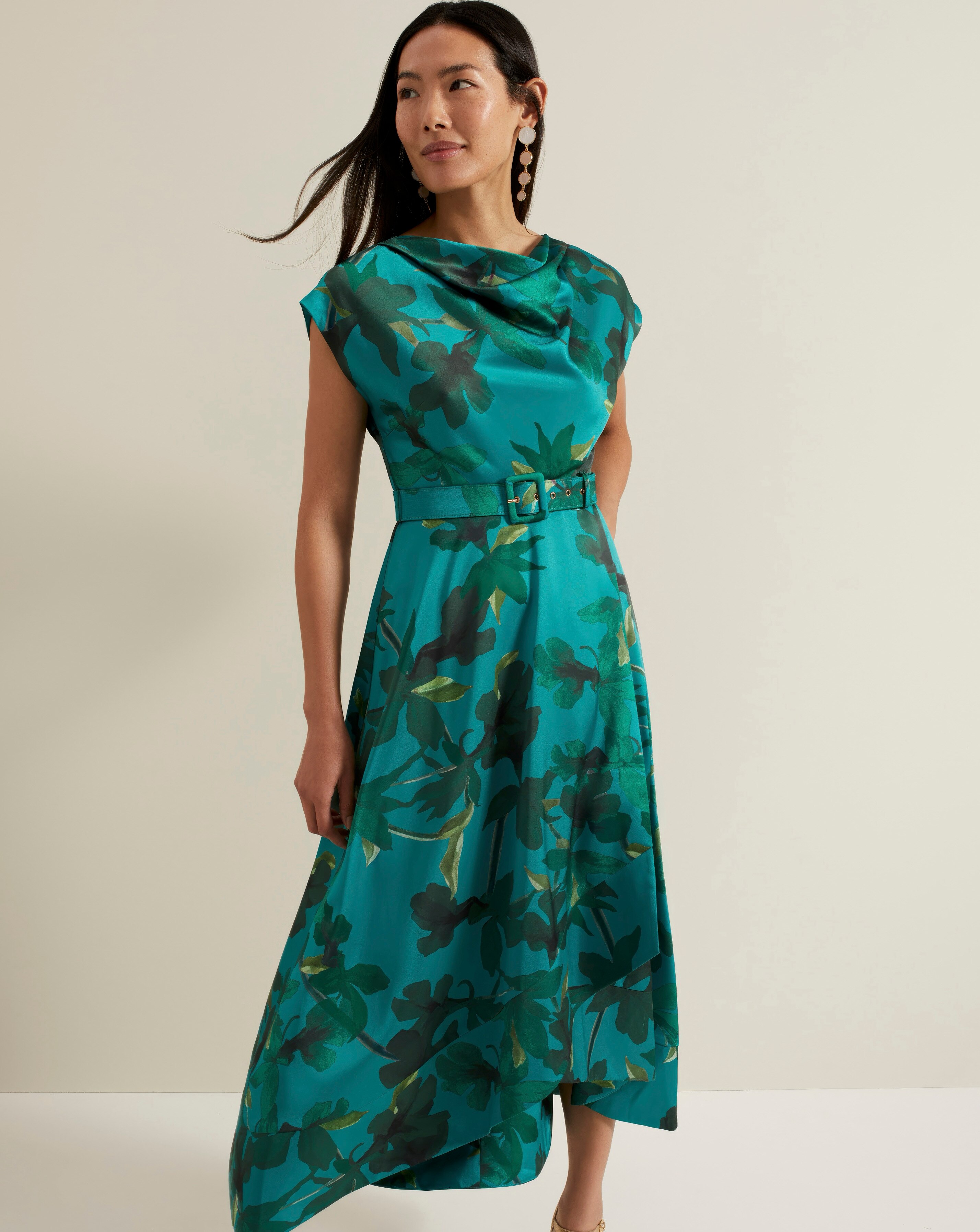 Phase Eight Sabrianna Print Midi Dress | JD Williams